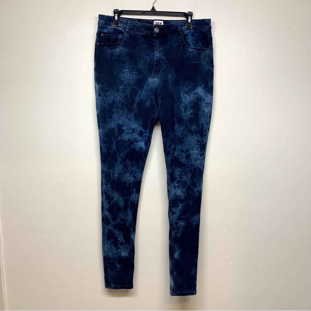 ASOS Denim Womens Tie Dye Stretch Jean Size 12